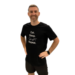 Men's Tee - Eat, Sleep, SkyPT, Repeat!